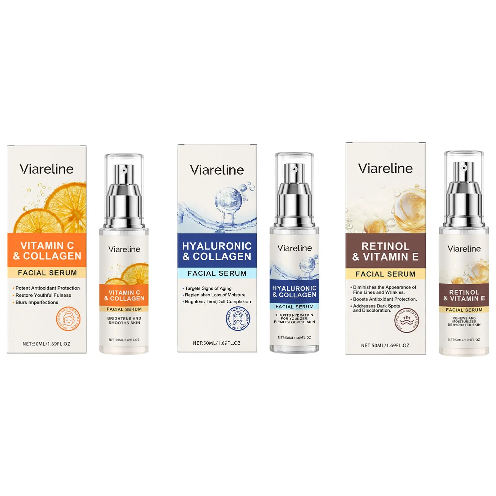 Viareline Face Serum 50ml – Oil Control & Brightening Skincare