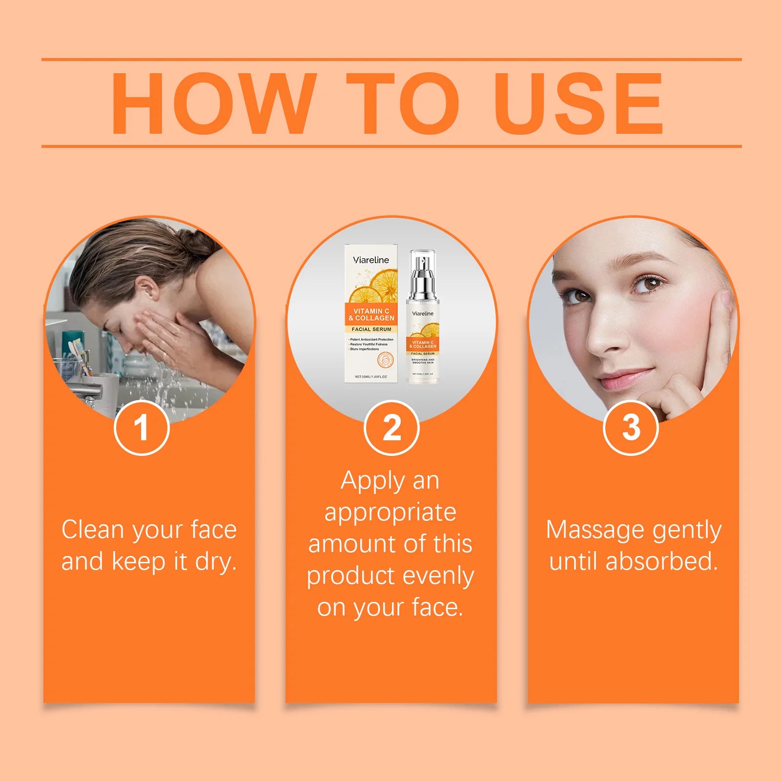 Viareline Face Serum 50ml – Oil Control & Brightening Skincare