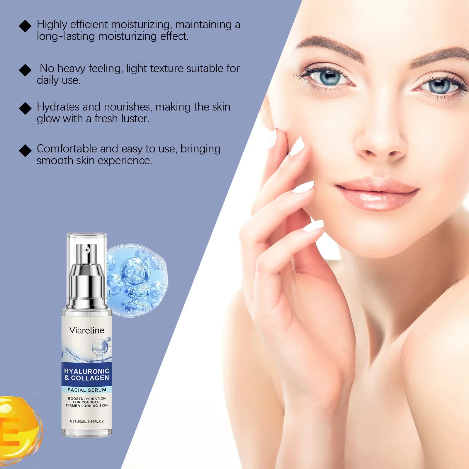 Viareline Face Serum 50ml – Oil Control & Brightening Skincare