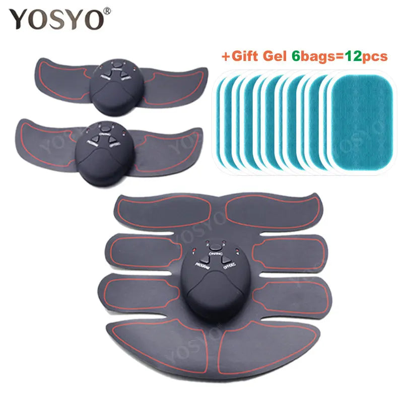 EMS Wireless Muscle Stimulator – Smart Abs & Body Slimming Trainer