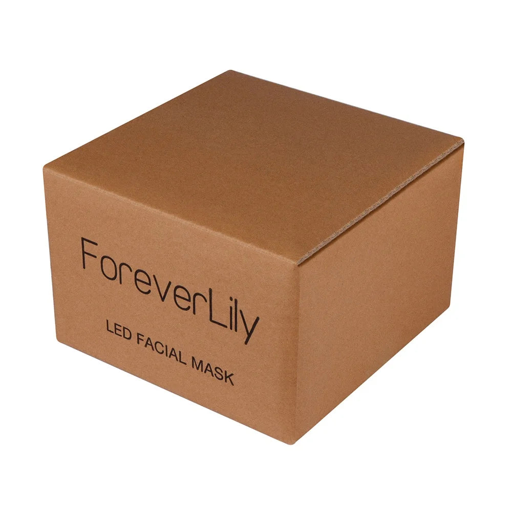 Foreverlily 7-Color LED Facial & Neck Mask – Skin Rejuvenation & Acne Therapy