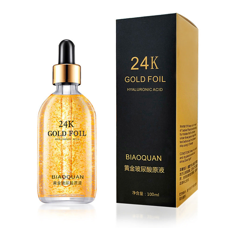 100ml 24K Gold Face Serum – Hyaluronic Acid & Niacinamide Anti-Aging Essence