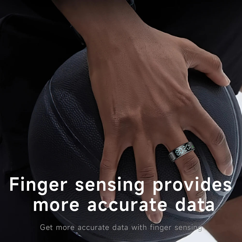 LAXASFIT SR08 Smart Ring – Heart Rate, Sleep Monitor & Motion Tracker (IP68)