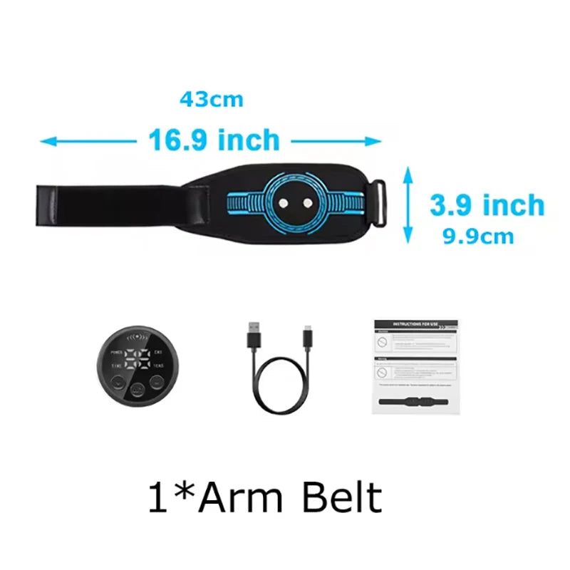 Smart EMS Abdominal Toning Belt – Muscle Stimulator for Waist, Arms & Legs