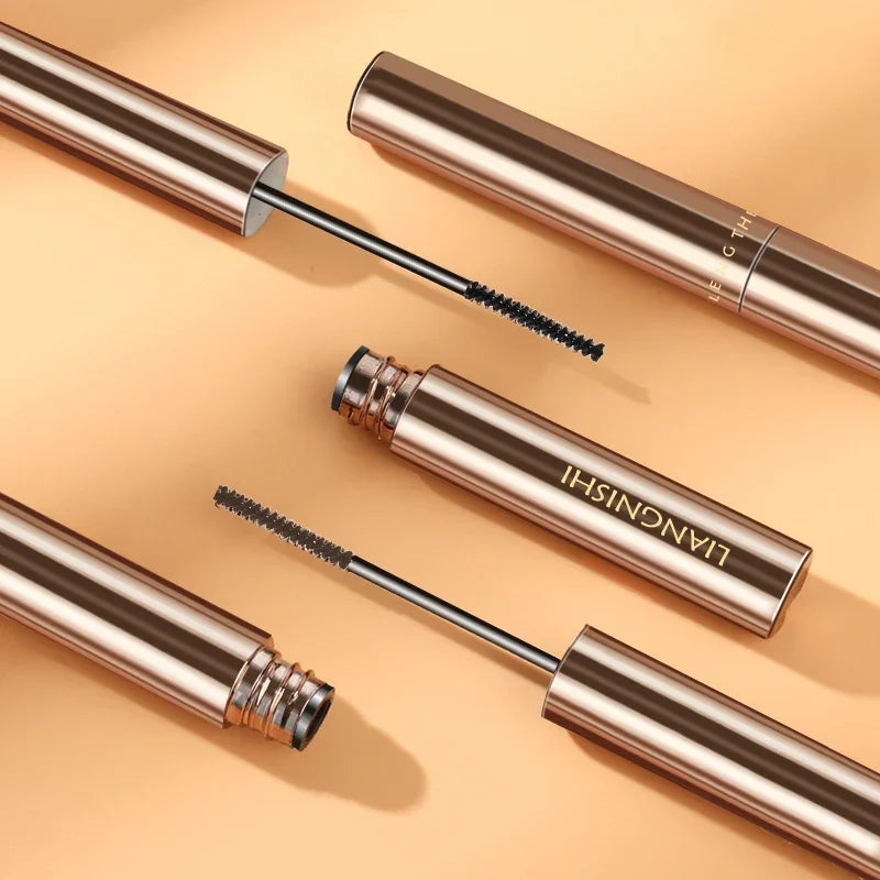 Silk Fiber Matte Mascara – Waterproof, Curling & Lengthening with Ultra-Fine Brush