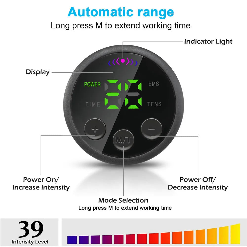 Smart EMS Abdominal Toning Belt – Muscle Stimulator for Waist, Arms & Legs