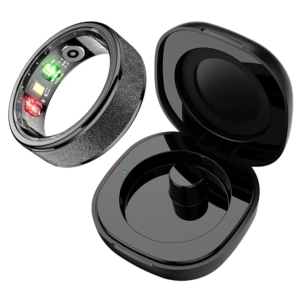 COLMI R10 Smart Ring – Health, Sleep Monitor & 5ATM Waterproof with Charging Case
