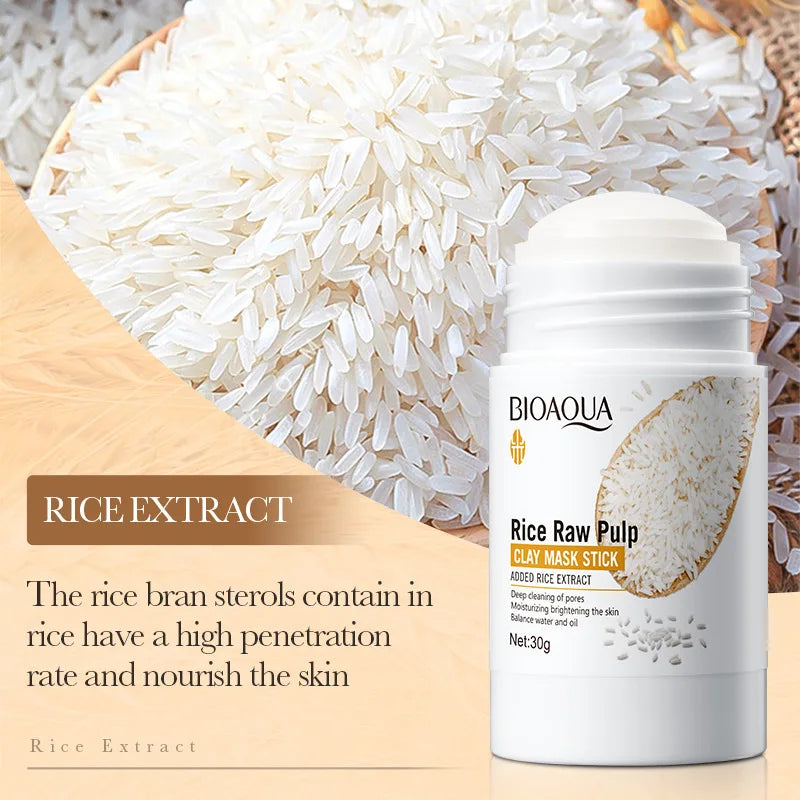 BIOAQUA White Rice Face Mask Stick – Moisturizing & Blackhead Removal