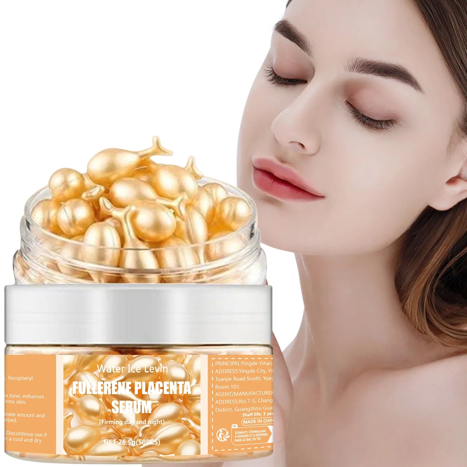 50pcs Collagen Capsules – Anti-Wrinkle, Acne Spot Remover & Whitening Serum