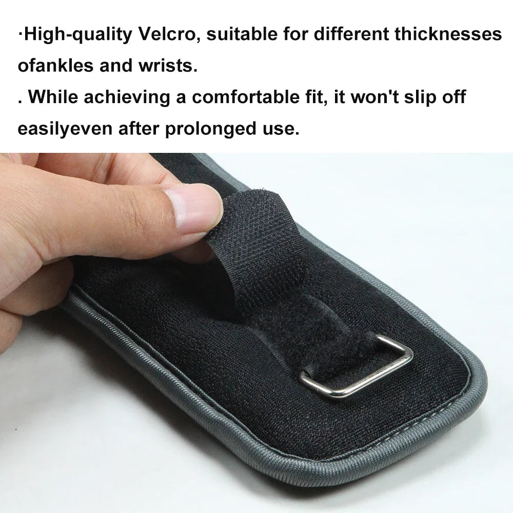 Adjustable Ankle & Wrist Weights (0.5kg/1kg) – Neoprene Straps for Training & Cardio