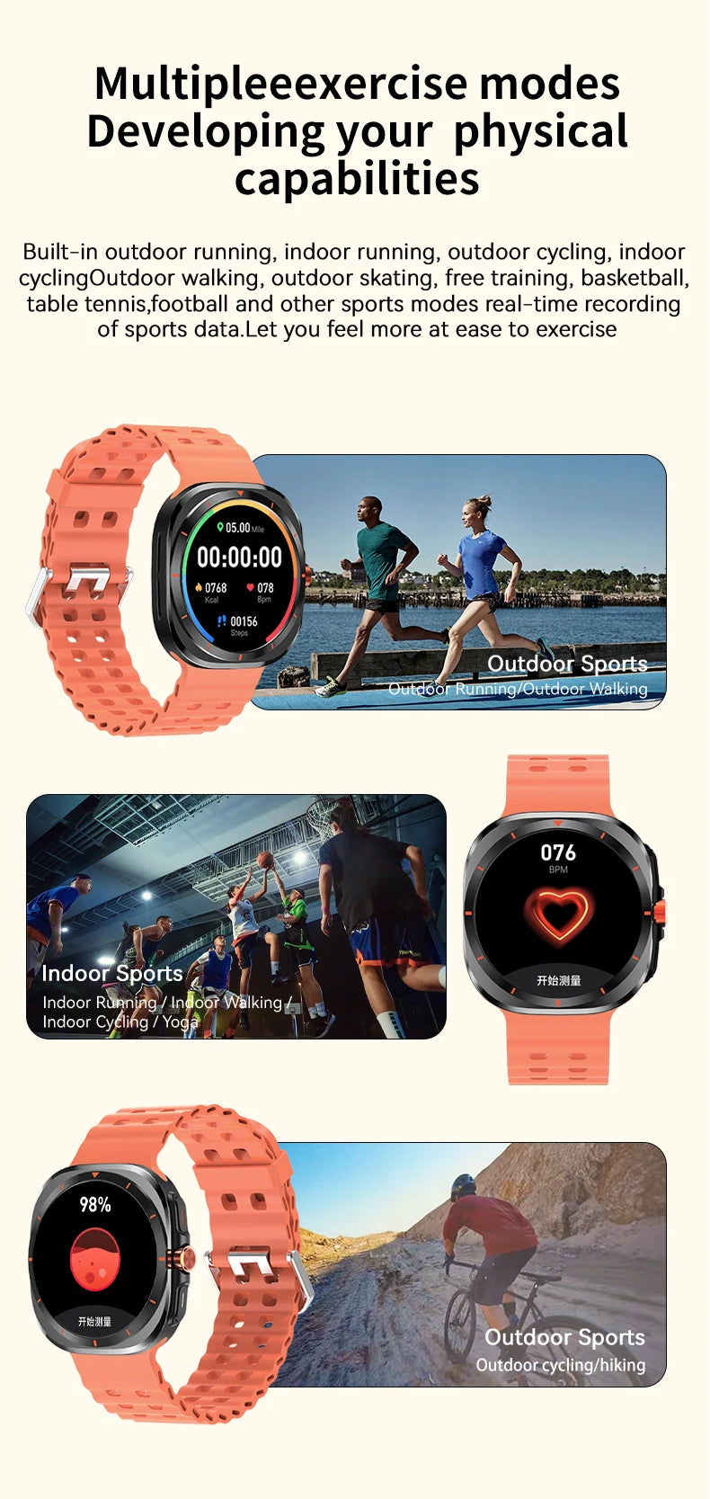 LAXASFIT GT7 Ultra Smartwatch – Bluetooth Calling & AMOLED Fitness Tracker