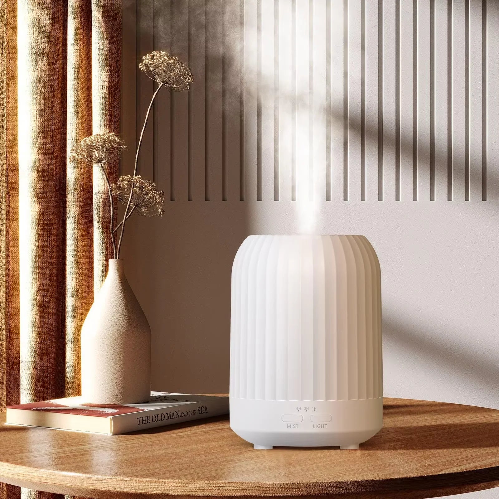 Essential Oil Diffuser with Night Light – Aromatherapy & Humidifier for Home