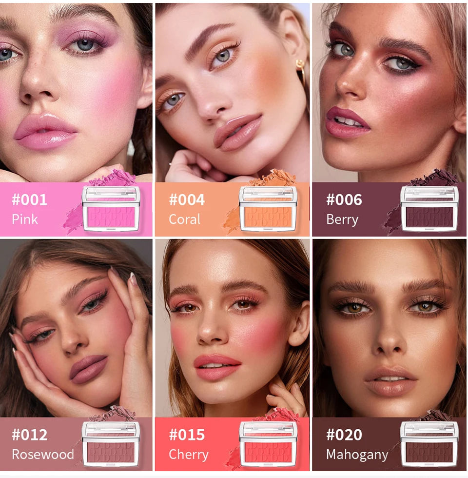 Matte Face Blush Powder – Natural Cheek Tint & Contour