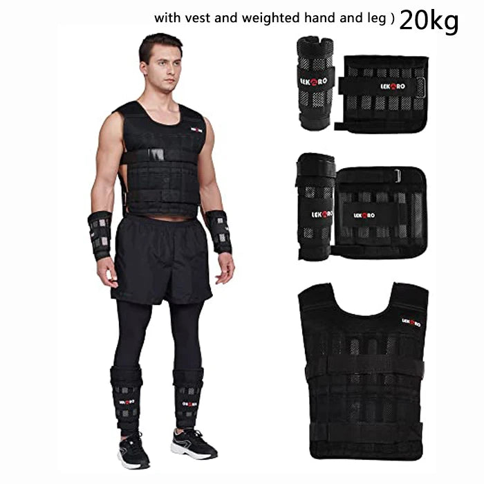 Adjustable Weight Vest & Weights Set – Ankle, Wrist & Strength Training Gear