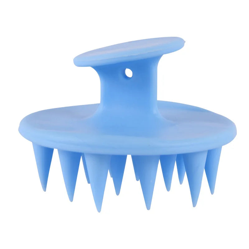 Silicone Scalp Massager Brush for Thick & Curly Hair