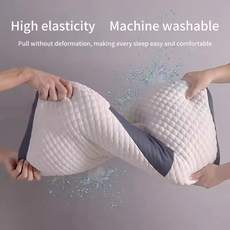 Orthopedic Cervical Neck Pillow – Soybean Fiber Sleep & Massage Support