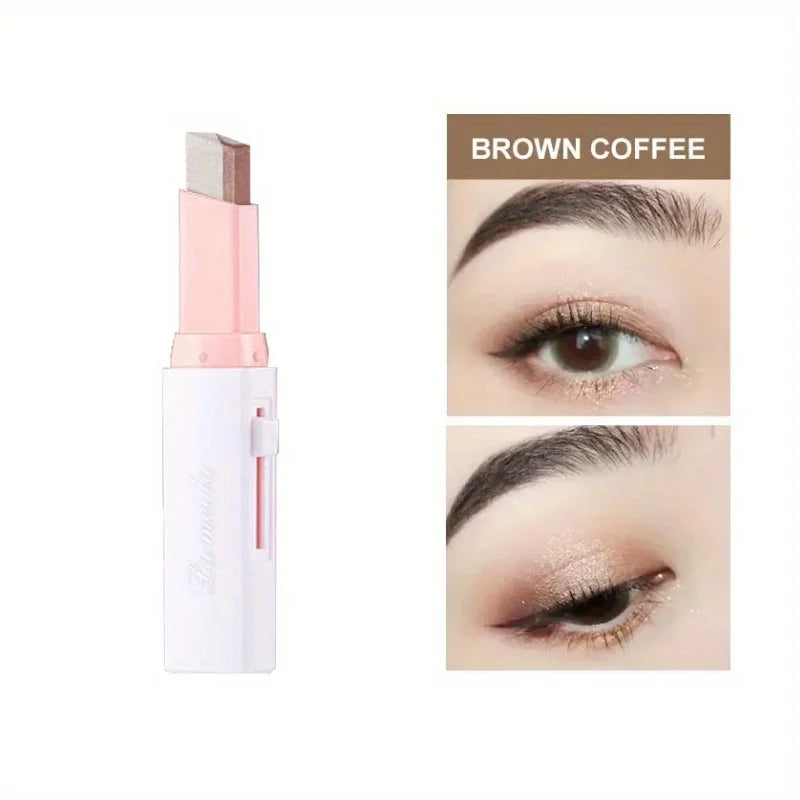 2-Color Gradient Eyeshadow Stick – Natural 3D Eye Makeup, Long-Lasting Wear