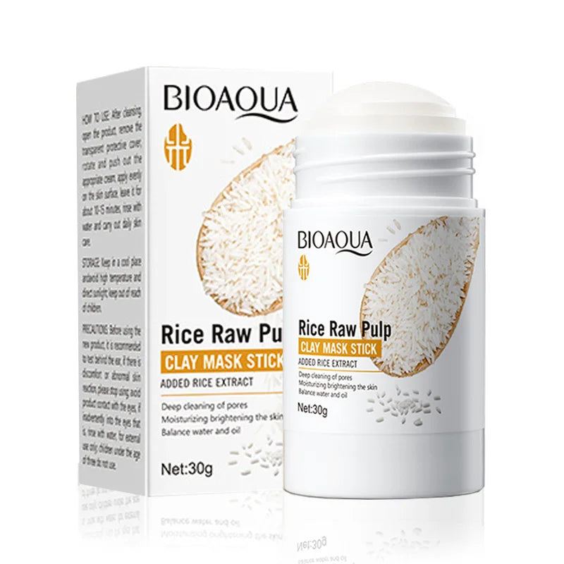 BIOAQUA White Rice Face Mask Stick – Moisturizing & Blackhead Removal