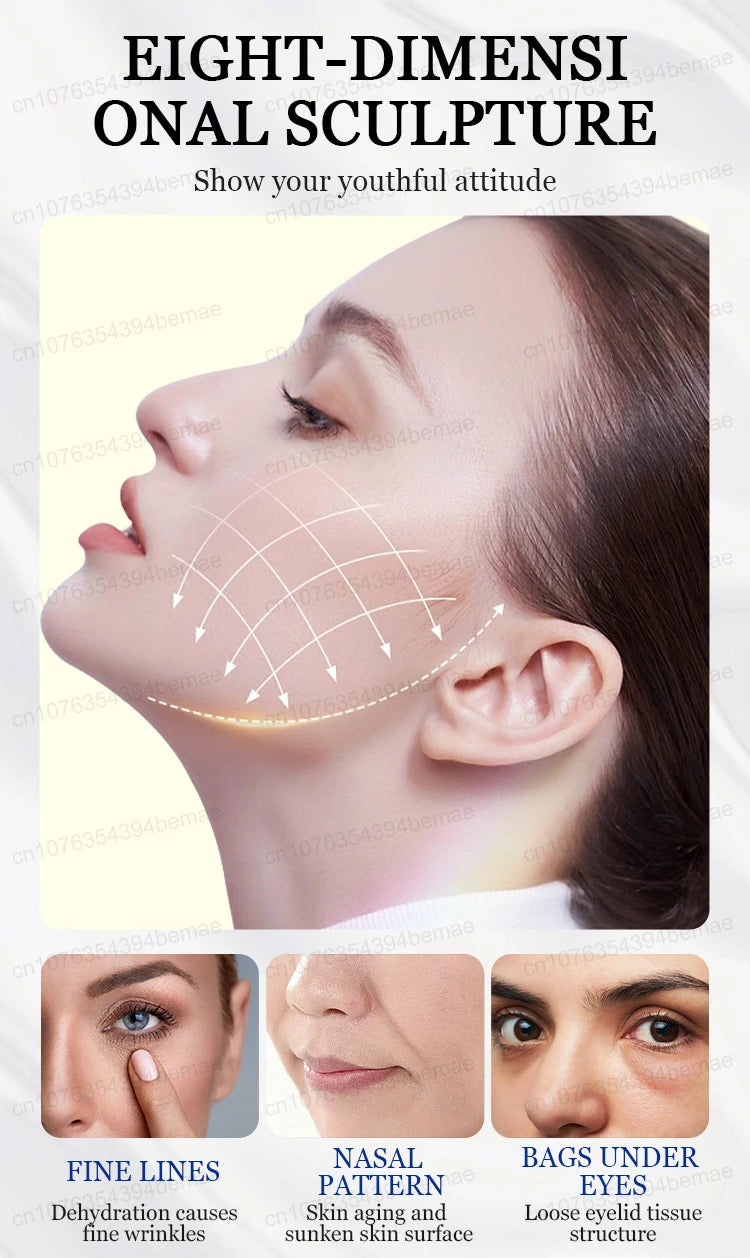 Anti-aging serum Wrinkles fade. Beauty stays.
