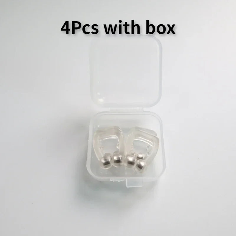 Magnetic Anti-Snoring Nose Clip – Silicone Sleep Aid for Easy Breathing