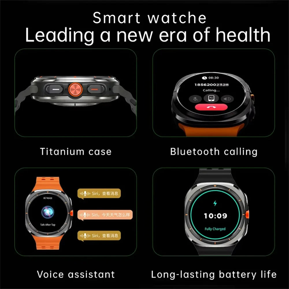 LAXASFIT GT7 Ultra Smartwatch – Bluetooth Calling & AMOLED Fitness Tracker