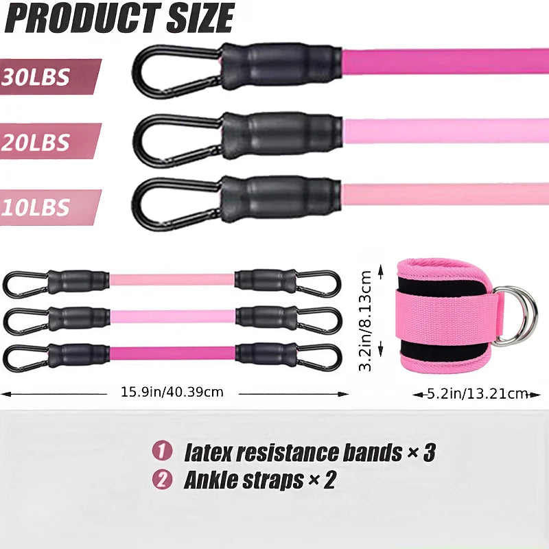 Fitness Ankle Buckle Strap – Leg & Hip Training Attachment for Cable Machines