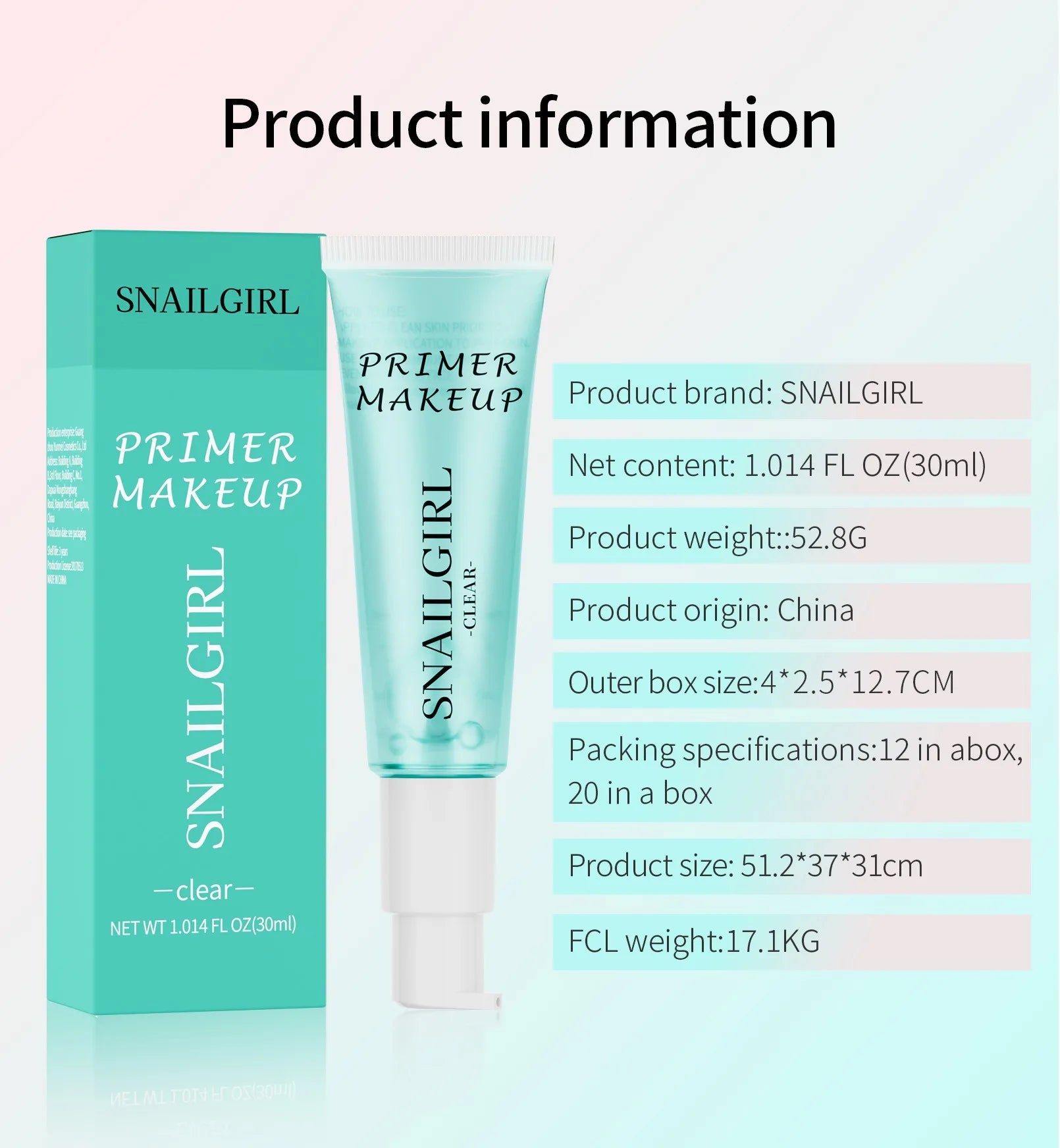 24ml Power Grip Primer – Hydrating Gel-Based Makeup Primer