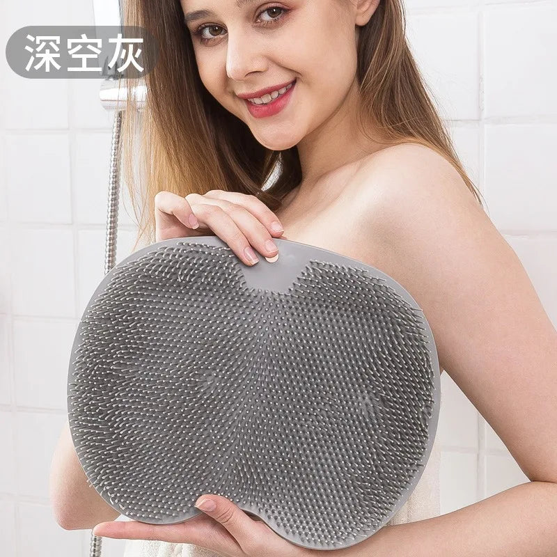 Non-Slip Silicone Shower Foot & Back Scrub Mat