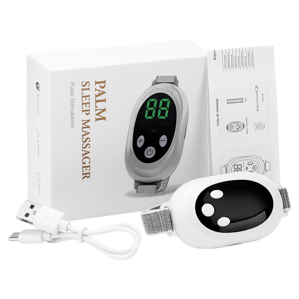 Smart Microcurrent Sleep Aid – Handheld Device for Stress & Insomnia Relief