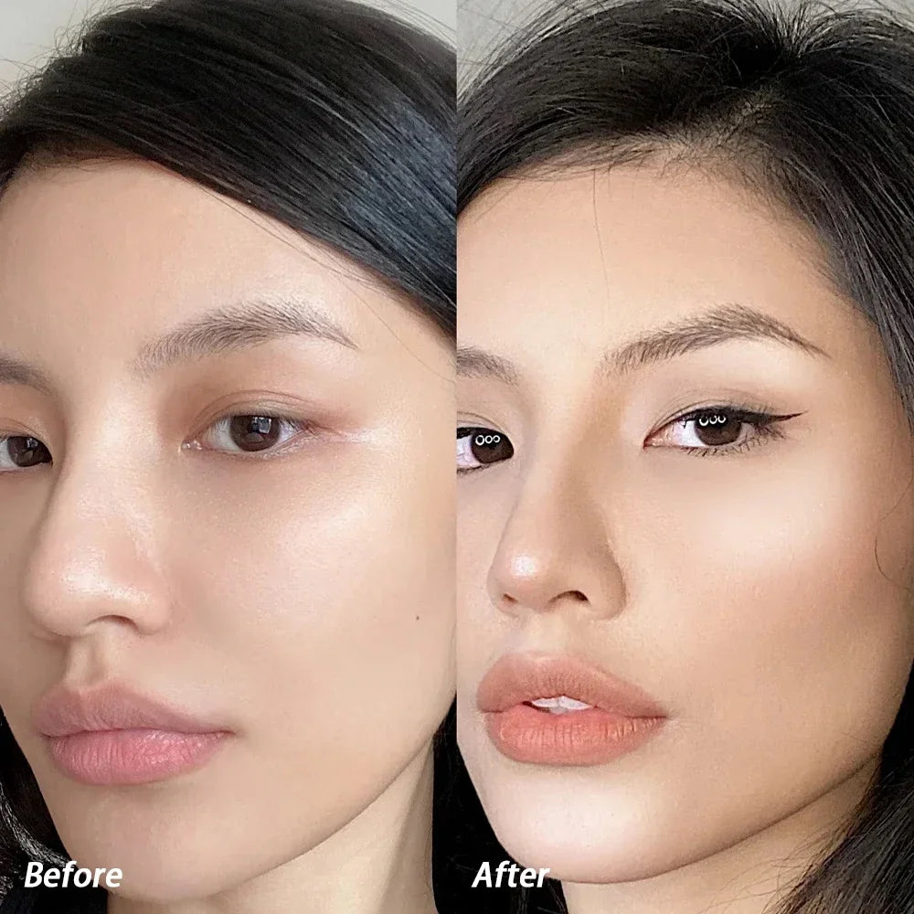2-in-1 Matte Contour & Highlighter Stick – Double-Ended Cream Bronzer