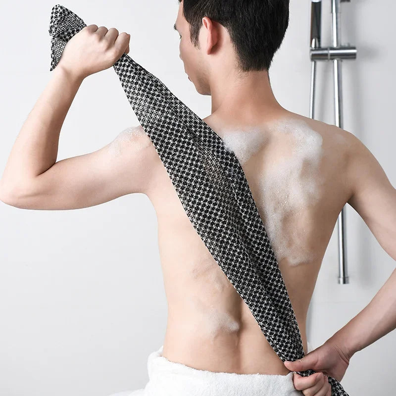Japanese Exfoliating Nylon Bath Towel – Back Scrub Cloth