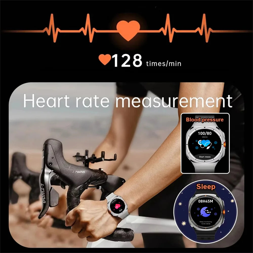 LAXASFIT GT7 Ultra Smartwatch – Bluetooth Calling & AMOLED Fitness Tracker