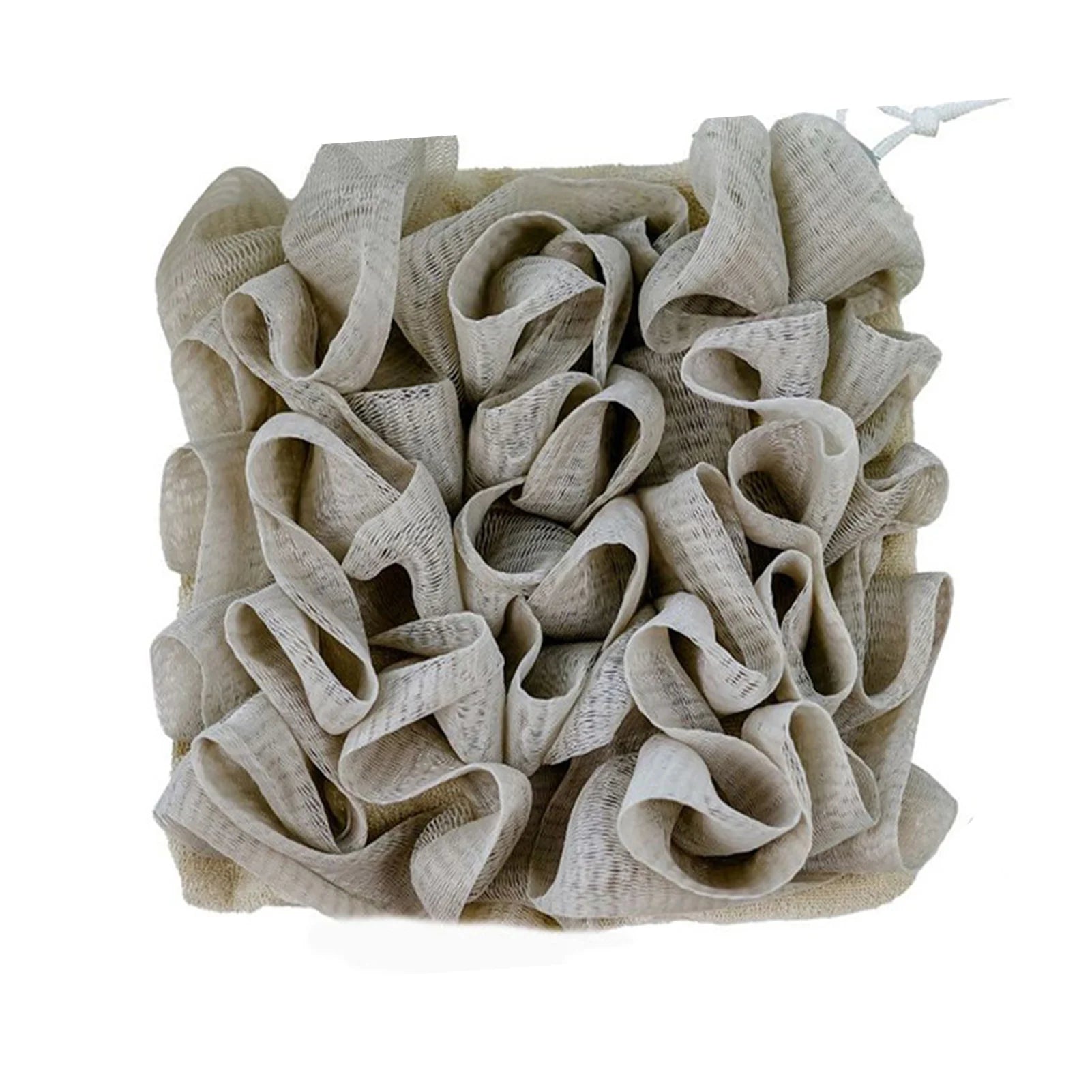 Mesh Shower Loofah Body Scrubber Pouf