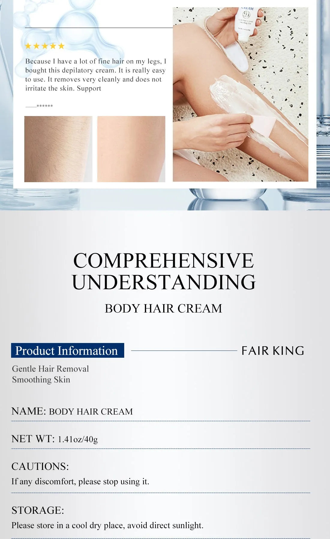 KING Herbal Hair RemFAIRoval Cream – 40g