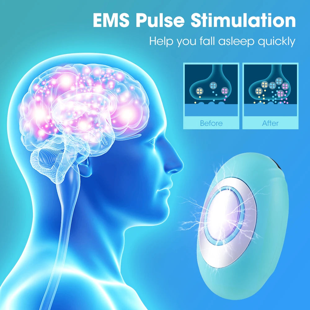Smart Sleep Aid Device – Handheld Pulse Relaxation for Anxiety & Insomnia Relief