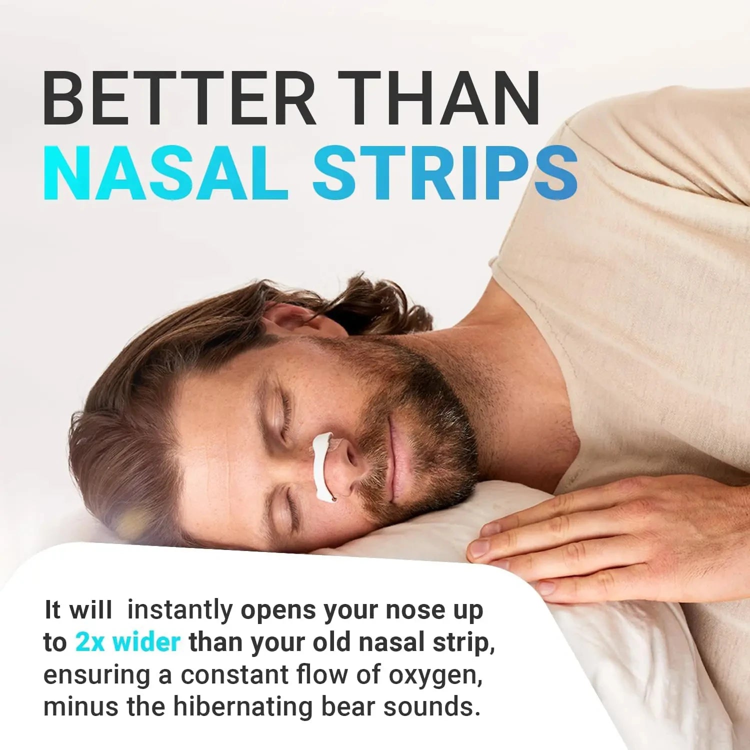 Sport Nasal Dilator Kit – Magnetic Nose Strips to Improve Breathing & Reduce Snoring