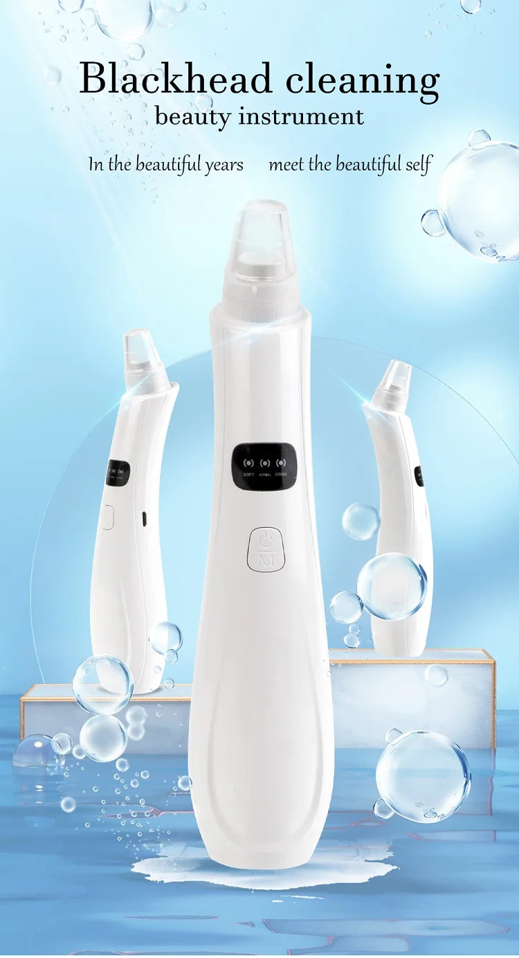 3-Mode Face Vacuum Blackhead Remover – Deep Cleansing Beauty Device