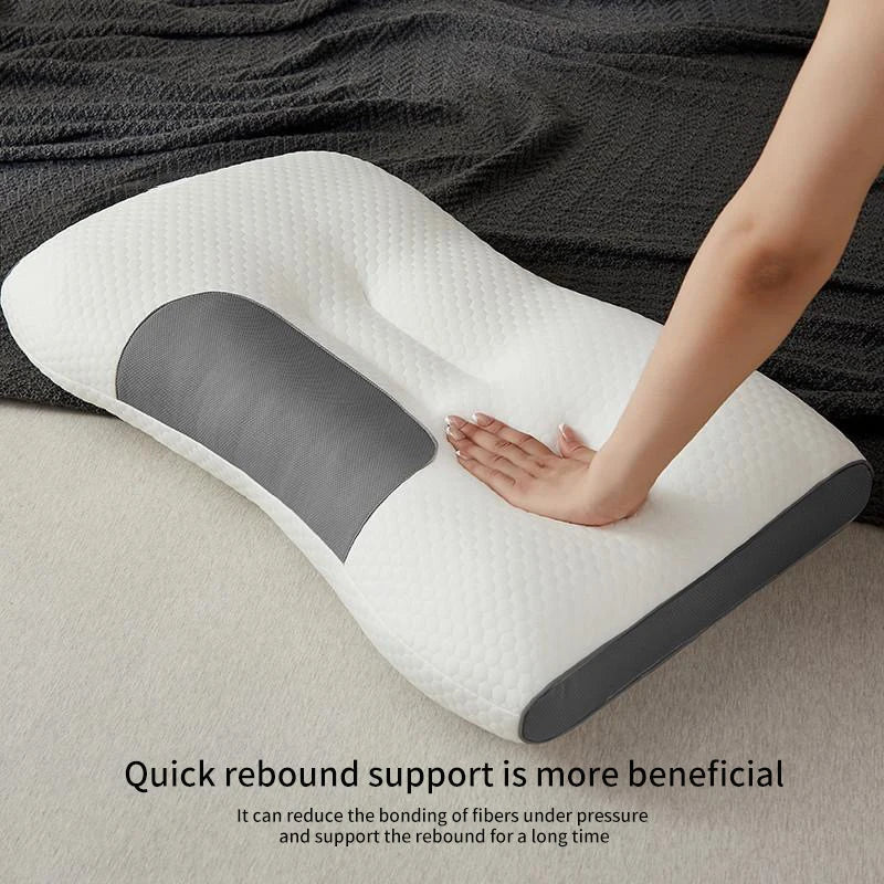 Orthopedic Cervical Neck Pillow – Soybean Fiber Sleep & Massage Support
