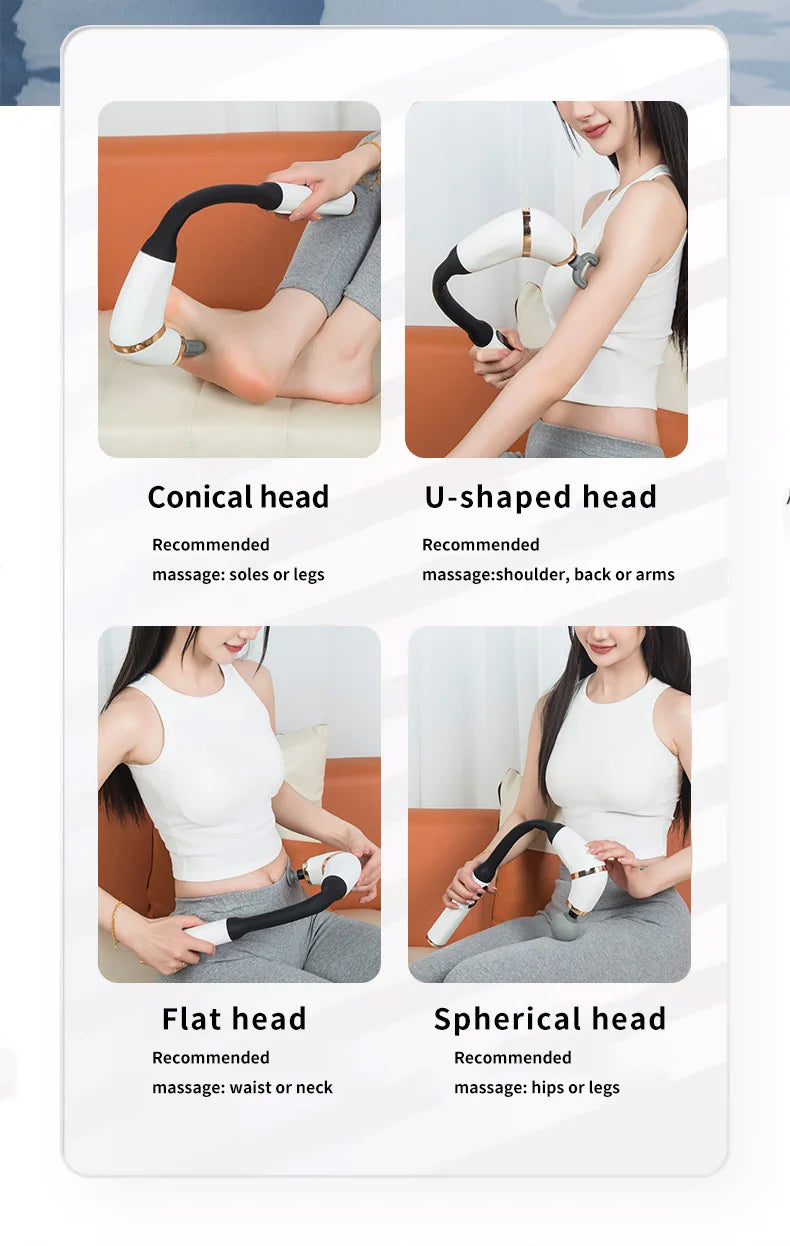 Smart Fascia Massage Gun – Handheld Electric Muscle Massager