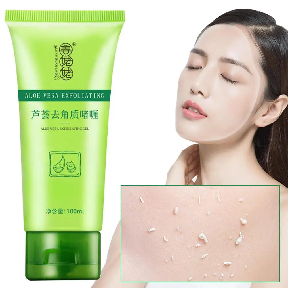 Aloe Vera Exfoliating Gel – Blackhead Remover & Pore Minimizer (30g–100g)