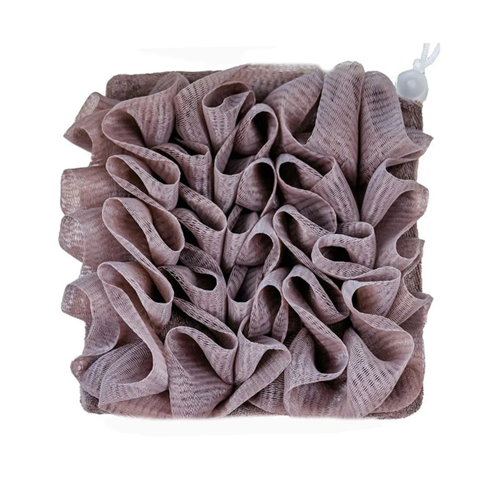 Mesh Shower Loofah Body Scrubber Pouf