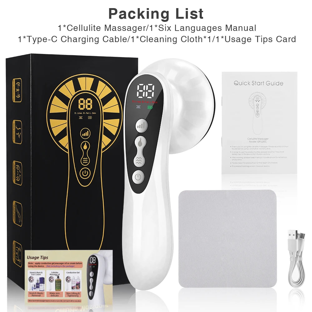 Cordless Electric Fat Remover – Handheld Cellulite & Body Sculpting Massager