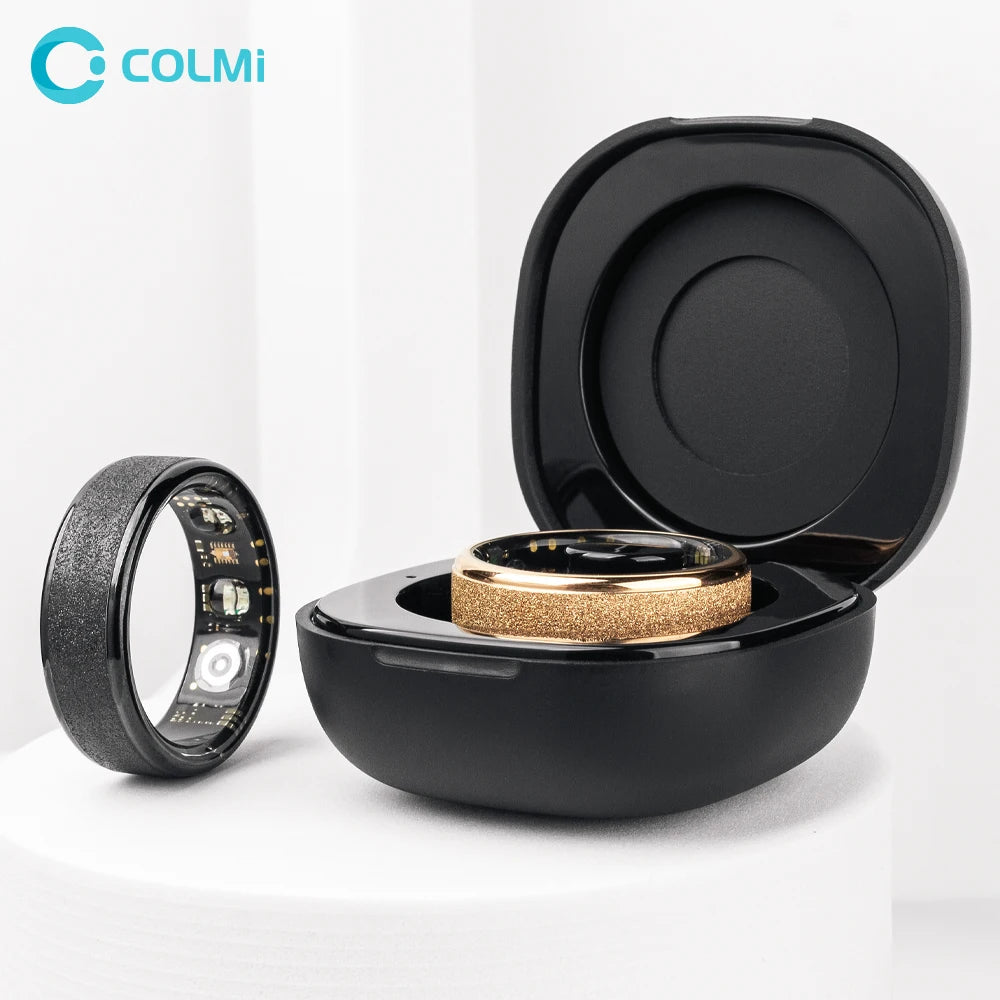 COLMI R10 Smart Ring – Health, Sleep Monitor & 5ATM Waterproof with Charging Case