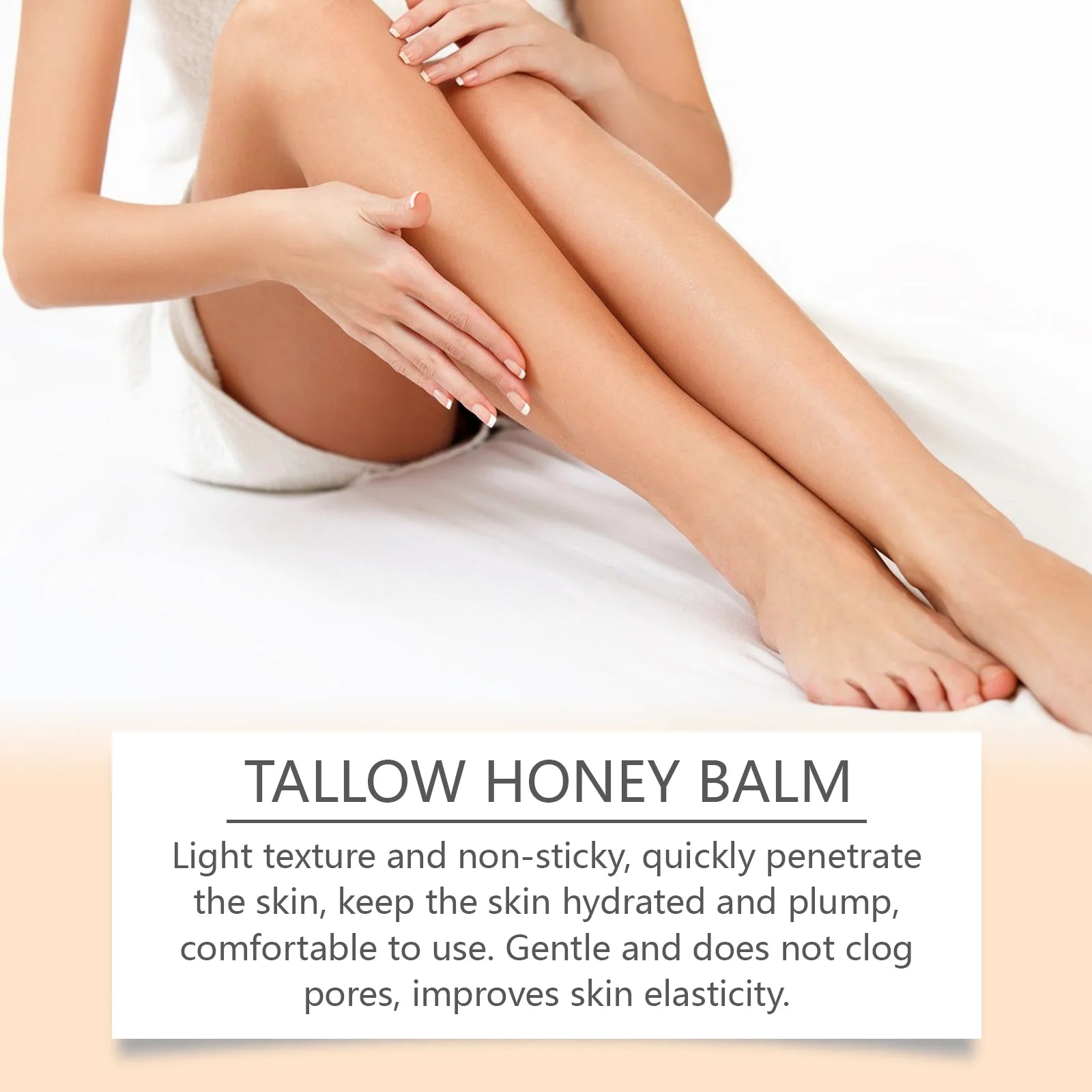 Whipped Beef Tallow & Honey Moisturizer – Fast-Absorbing Face & Body Cream