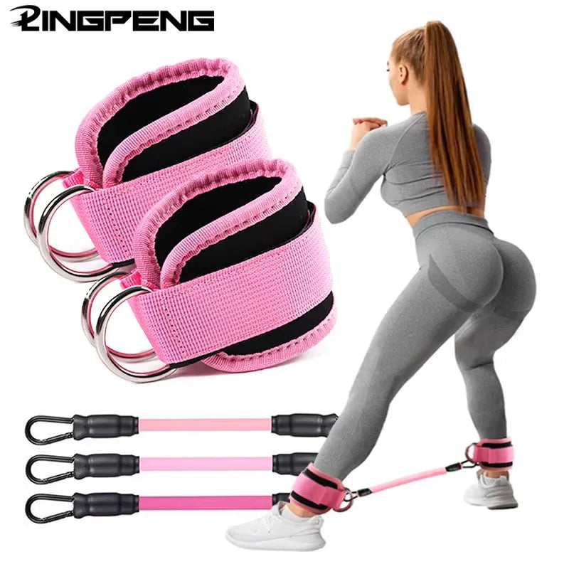 Fitness Ankle Buckle Strap – Leg & Hip Training Attachment for Cable Machines