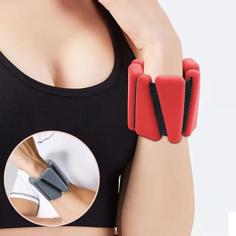 1/2 lb Adjustable Silicone Wrist & Ankle Weights – Fitness & Yoga Bands