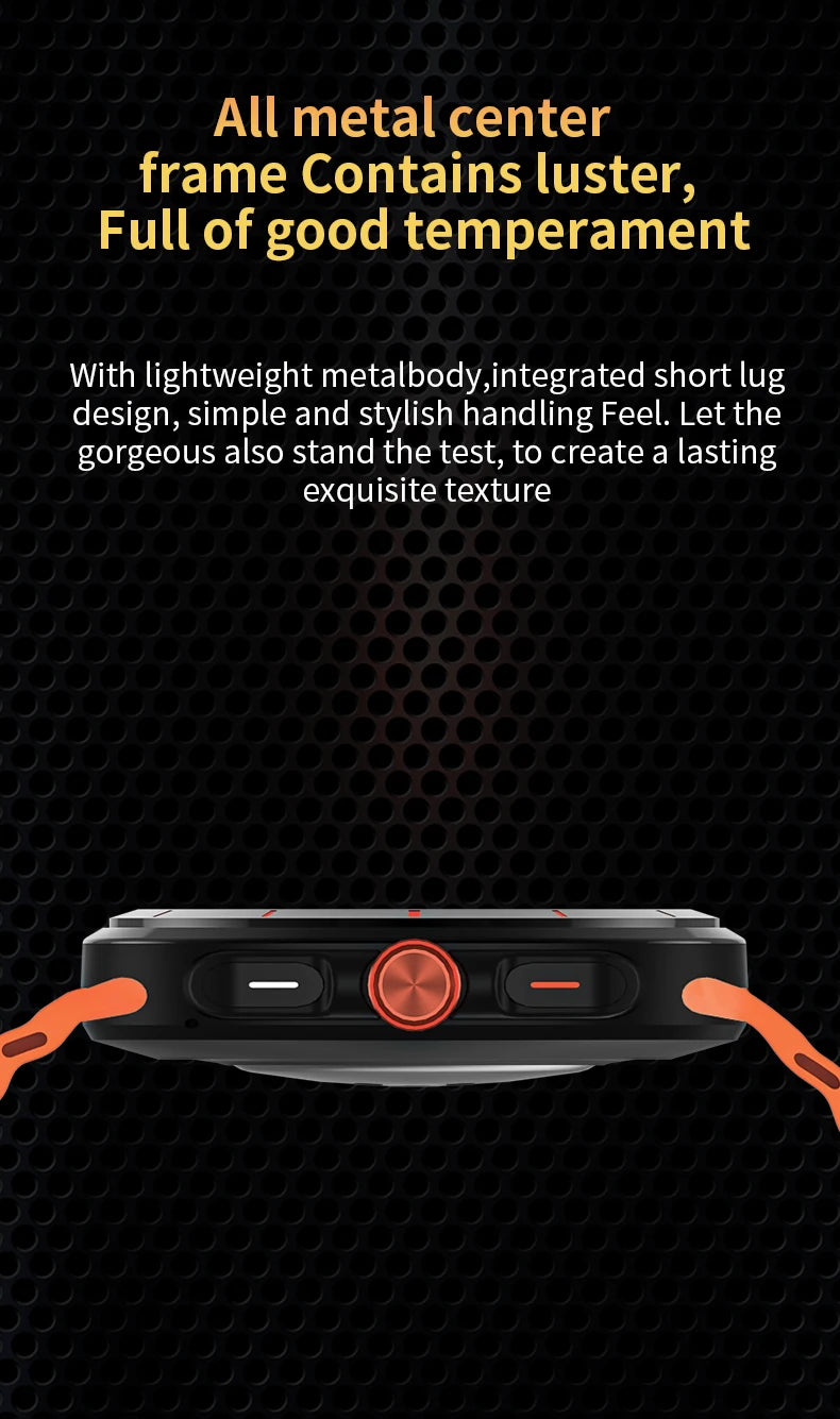 LAXASFIT GT7 Ultra Smartwatch – Bluetooth Calling & AMOLED Fitness Tracker