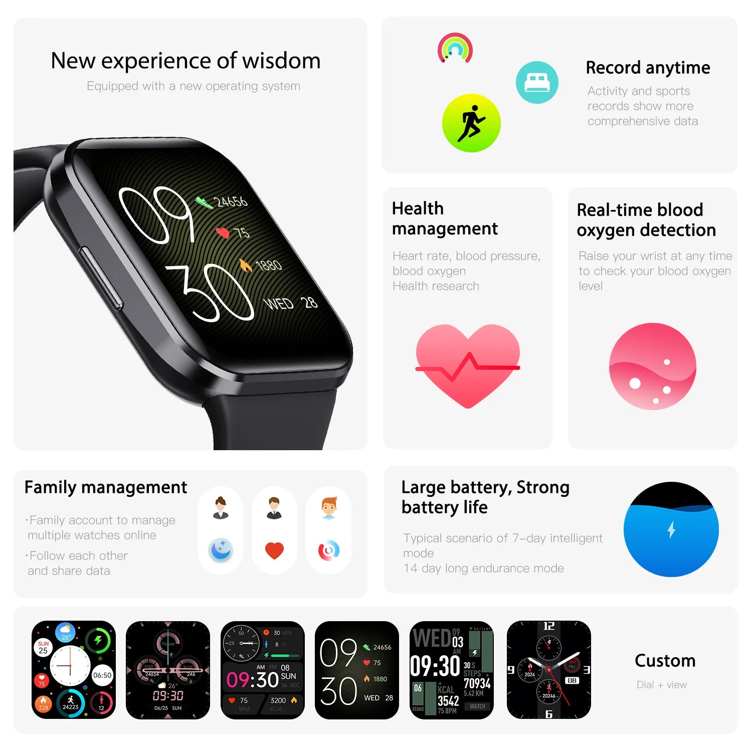 2025 Luxury Smartwatch – Waterproof Fitness Tracker for Men & Women