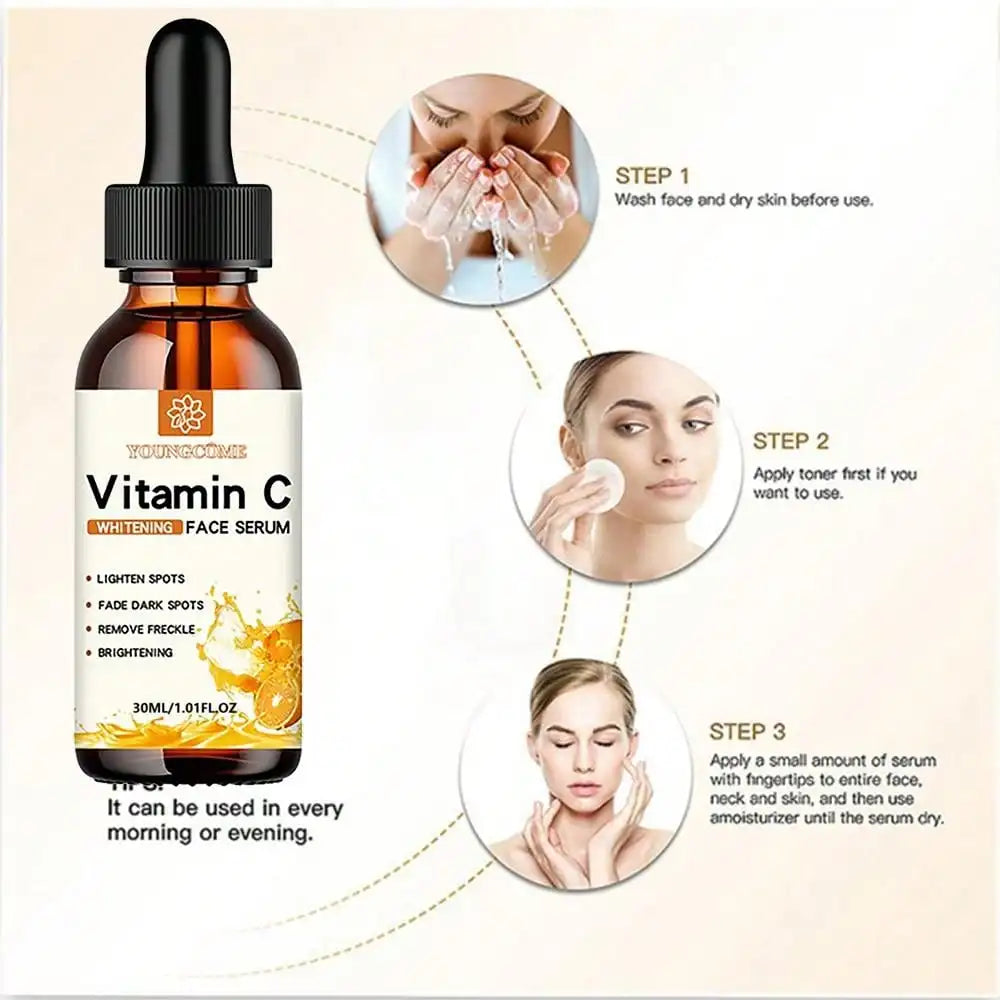 Vitamin C Facial Essence – 30ml Dark Spot Remover & Anti-Aging Serum
