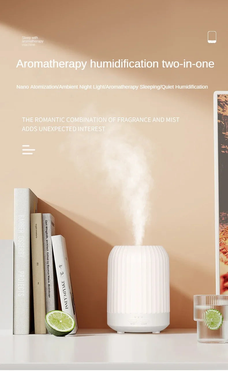 Essential Oil Diffuser with Night Light – Aromatherapy & Humidifier for Home